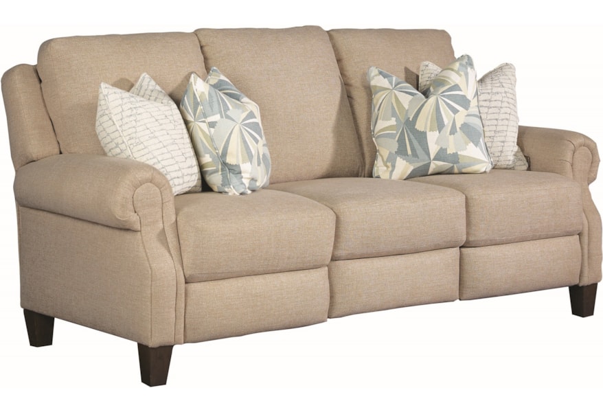 Southern Motion Key Largo Power Reclining Sofa With High Leg Design Westrich Furniture Appliances Reclining Sofas