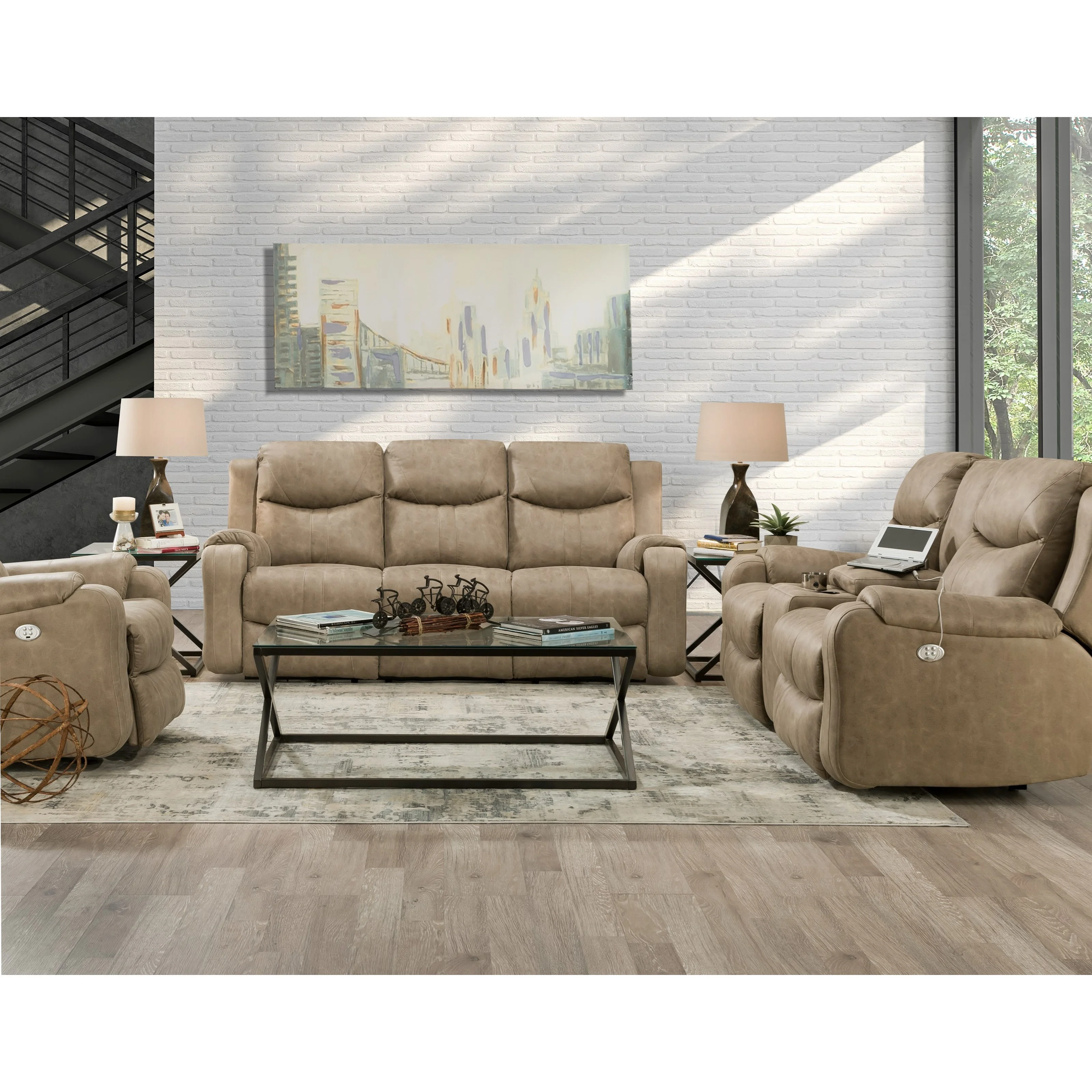 Marvel Power Reclining Living Room Group