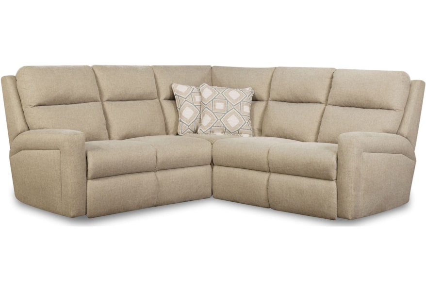Southern Motion Metro Contemporary Power Reclining Sectional Sofa