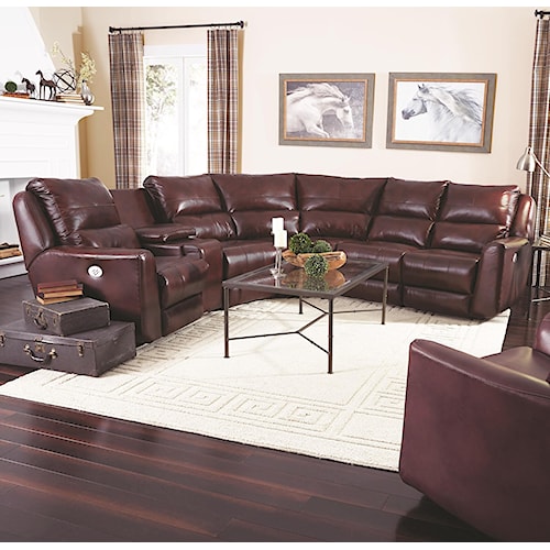 Southern Motion Producer Reclining Sectional Sofa With 5 Seats No Southern Motion Producer Reclining Sectional Sofa With 5 Seats No Chaise