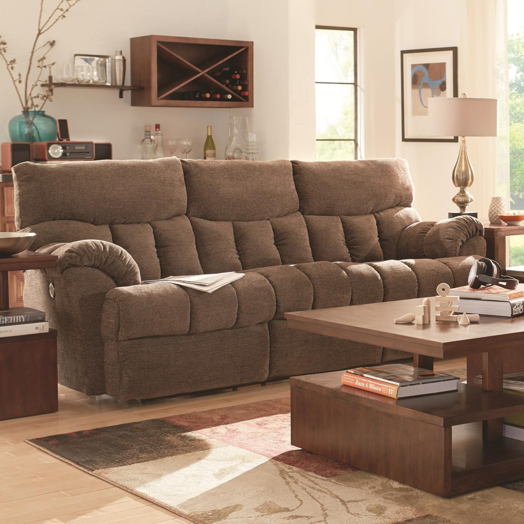Southern Motion Re Fueler Casual Power Plus Double Reclining Sofa