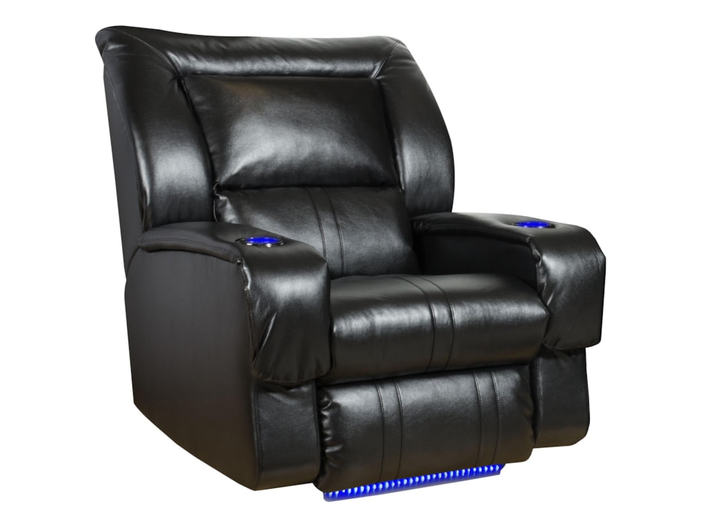 Southern Motion RoxieWall Hugger Recliner w/ Lights & Cup-Holders