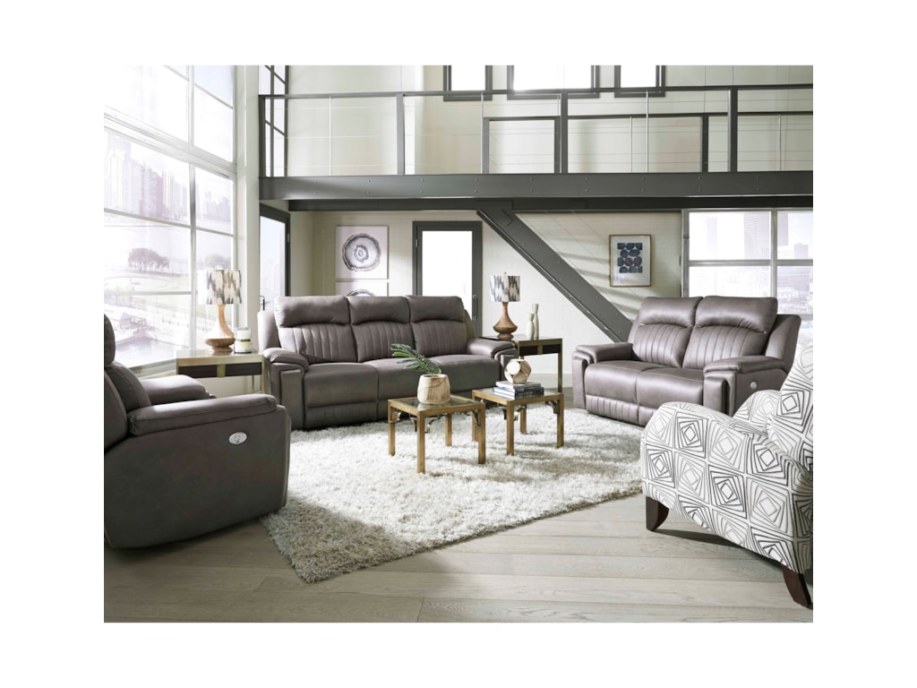 Southern Motion Silver ScreenPower Headrest Recliner with SoCozi