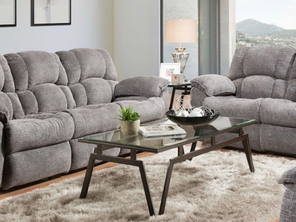 3pc Motion Reclining Set -gray