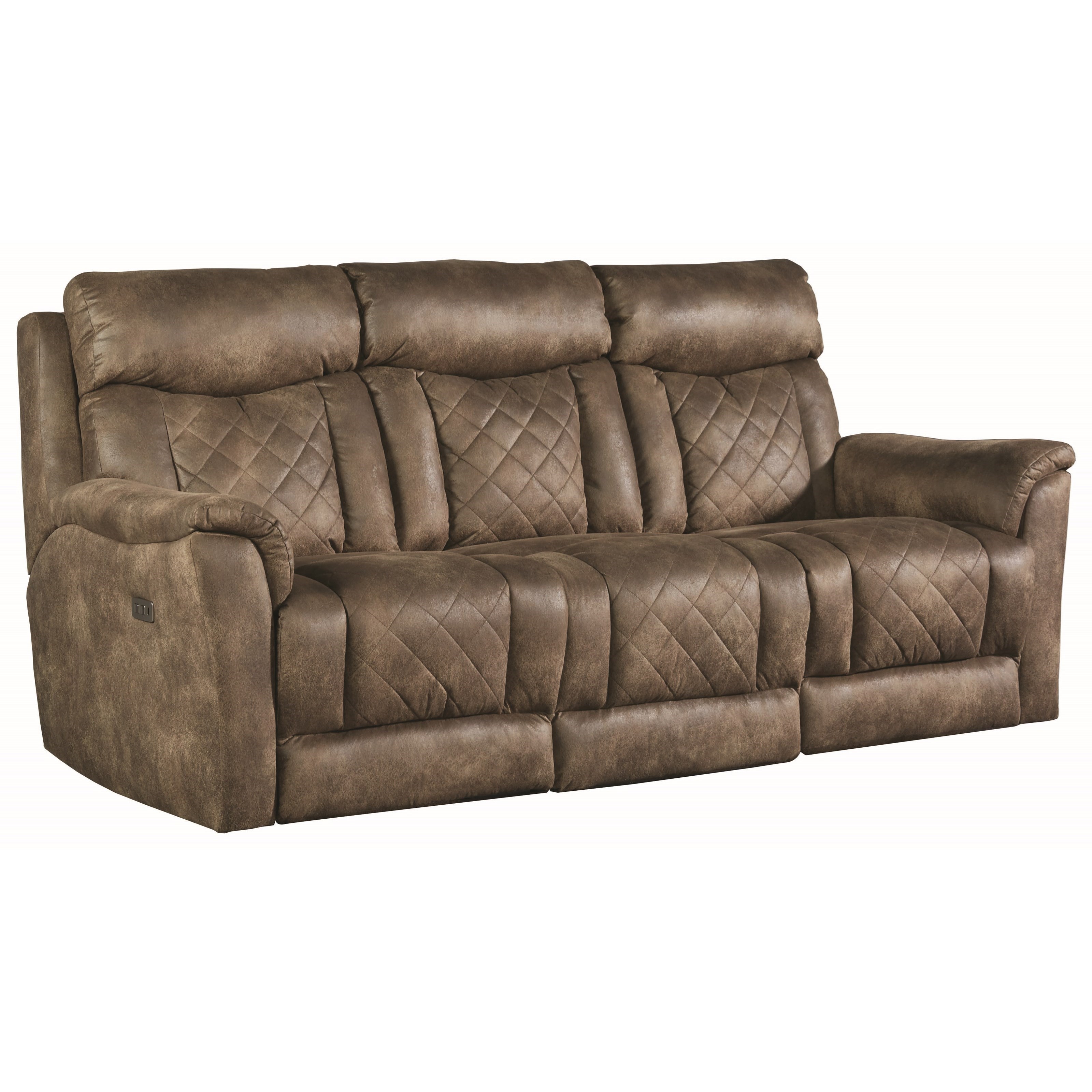 Southern Motion Wow Factor Contemporary Power Reclining Sofa With
