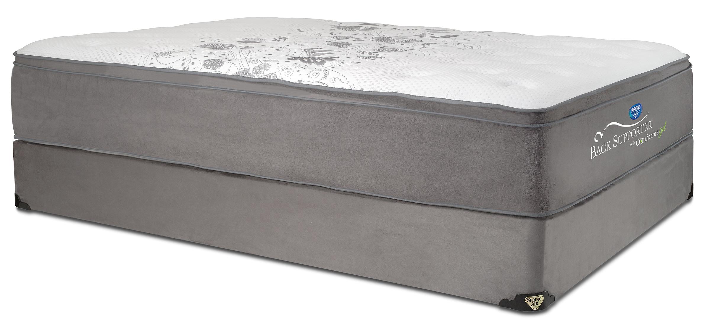 Spring Air Back Supporter Presidential Queen Plush Hybrid