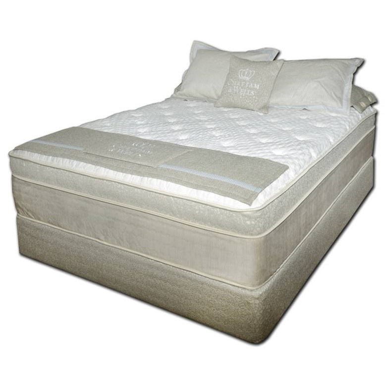 Spring Air Chattam And Wells Pillowtop King Coil On Coil Pillow Top Mattress And Chattam And Wells Tan Foundation Steger S Furniture Mattress And Box Spring Sets