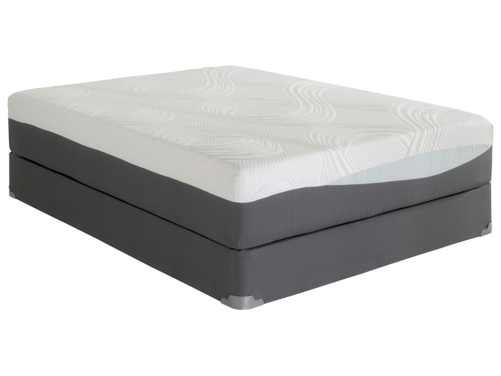 Spring Air Cool Reflections Phase 3 9620 K 2xwood9 Txlk King 12 Spring Air Cool Reflections Phase 3king Luxury Plush Memory Foam Mattress Set