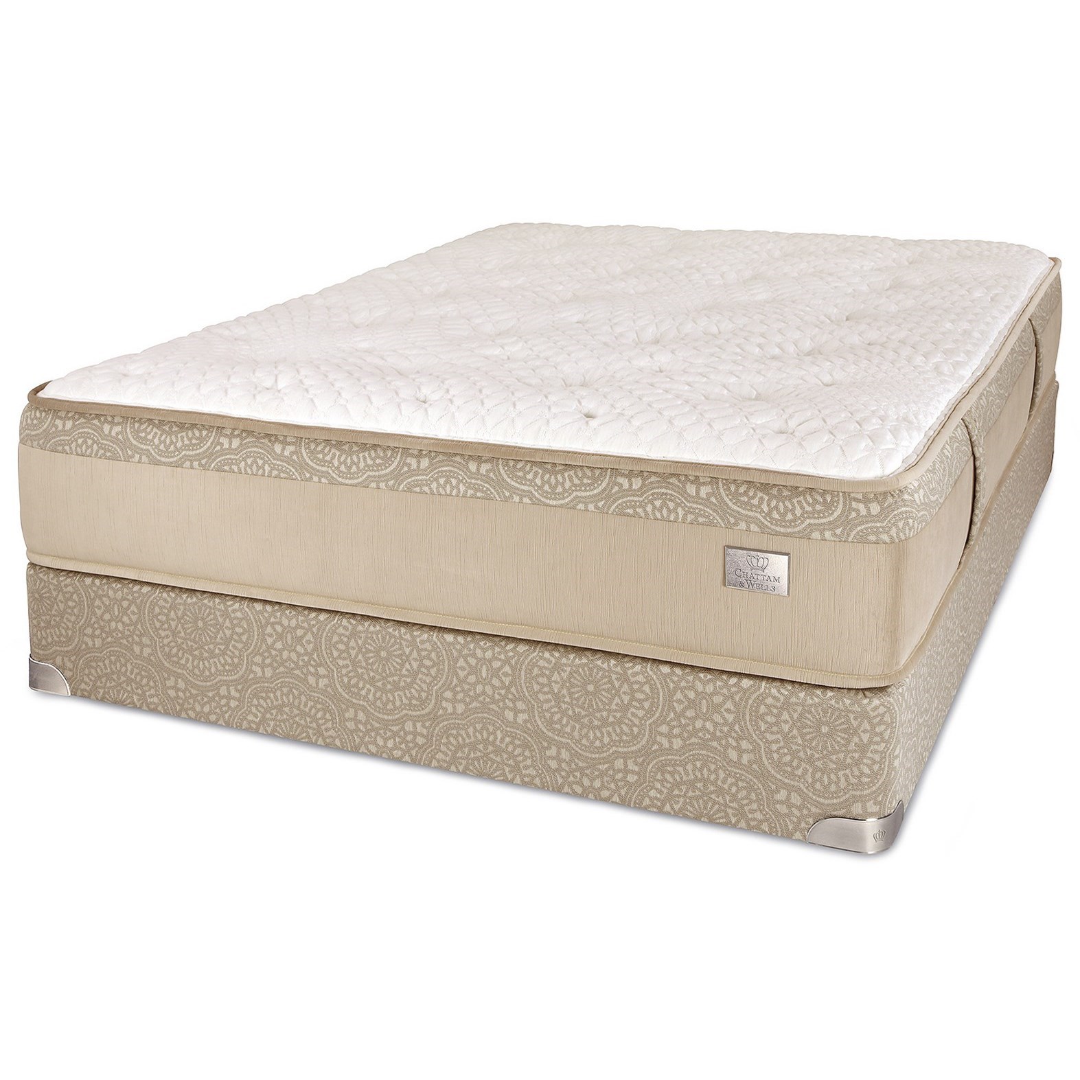 Spring Air Crown Plush Twin Xl Plush Pocketed Coil Mattress And