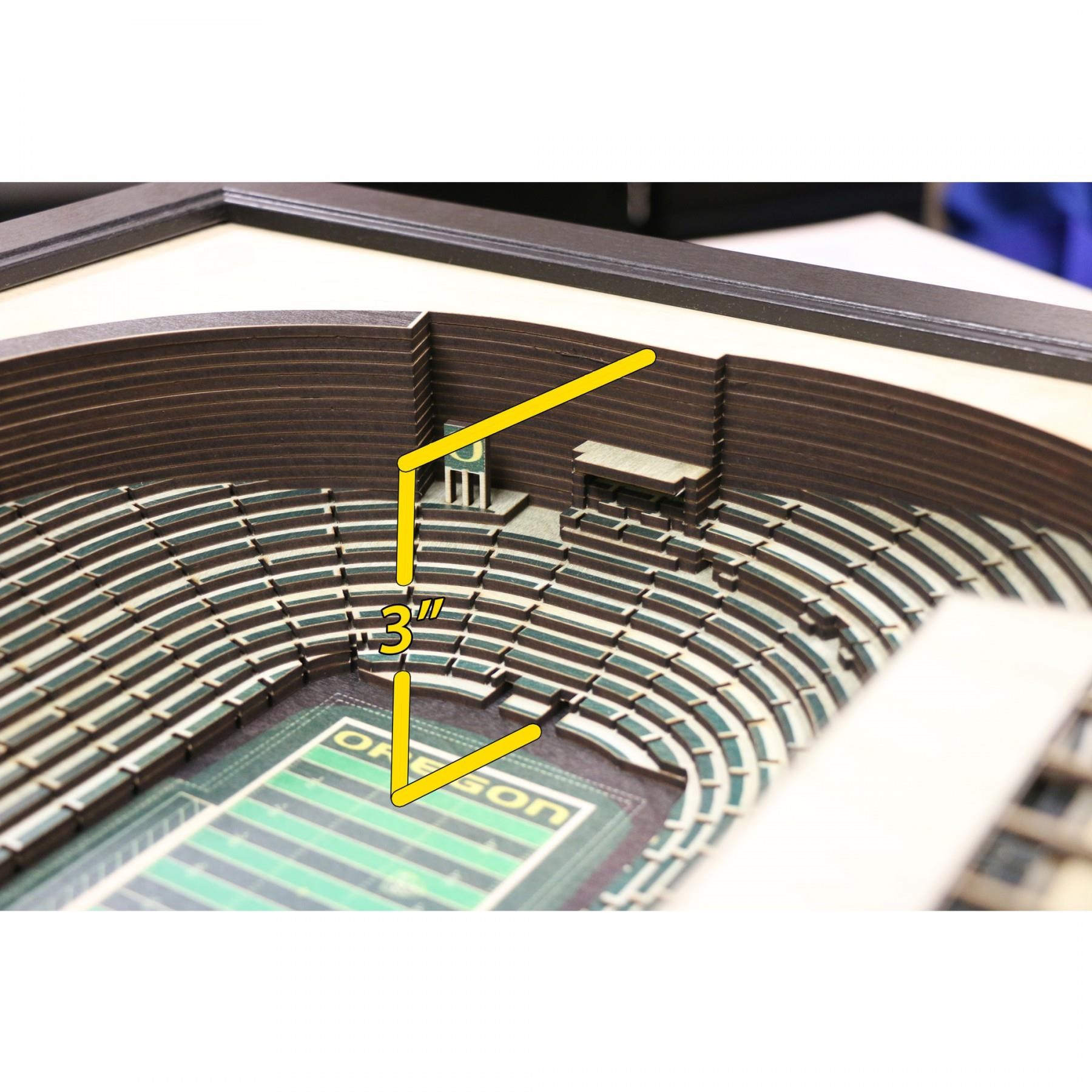 Stadiumviews Wall Art Oregon Ducks Stadiumview 3d Wall Art