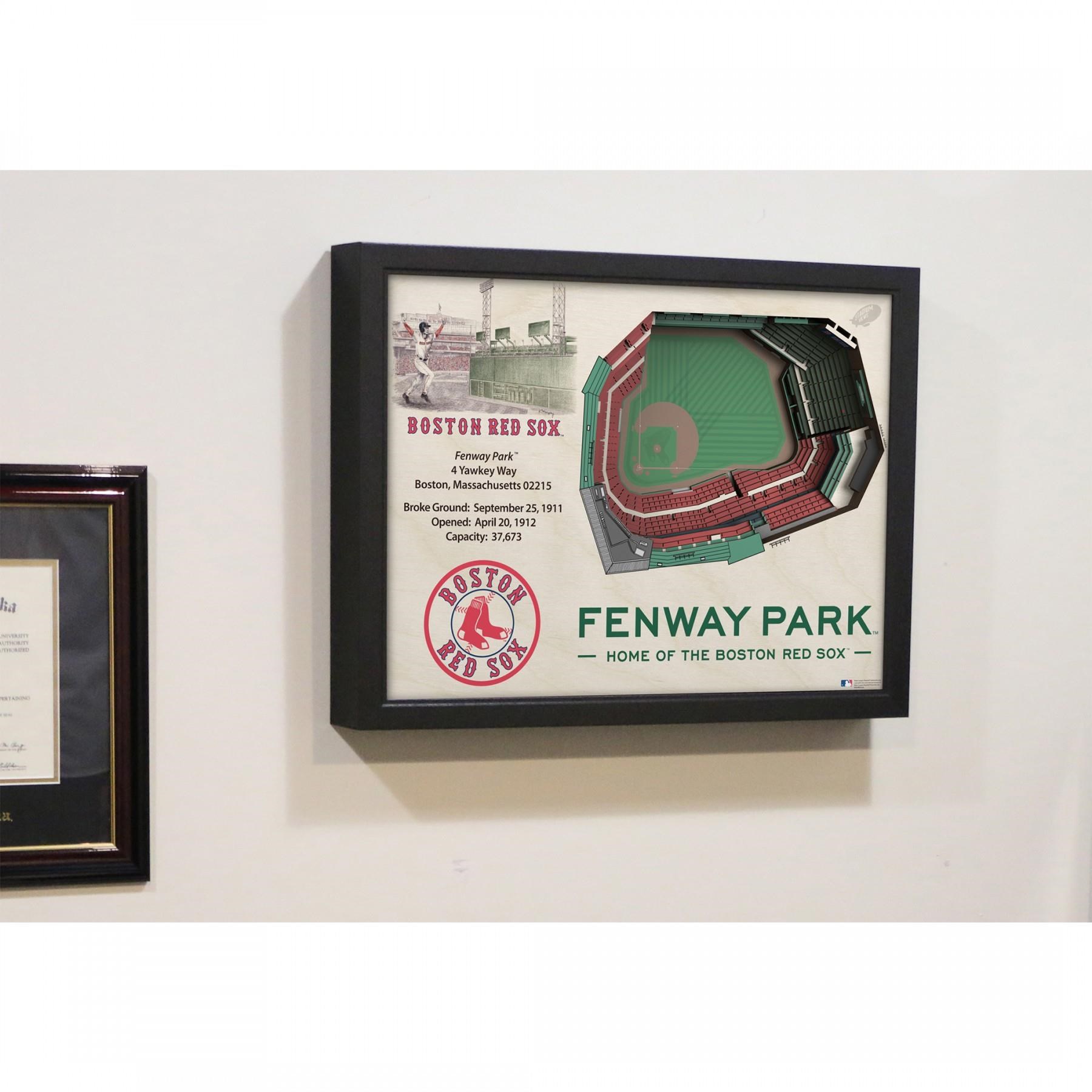 Stadiumviews Wall Art Boston Red Sox Stadiumview 3d Wall Art