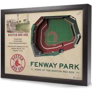 Stadiumviews Wall Art Boston Red Sox Stadiumview 3d Wall Art