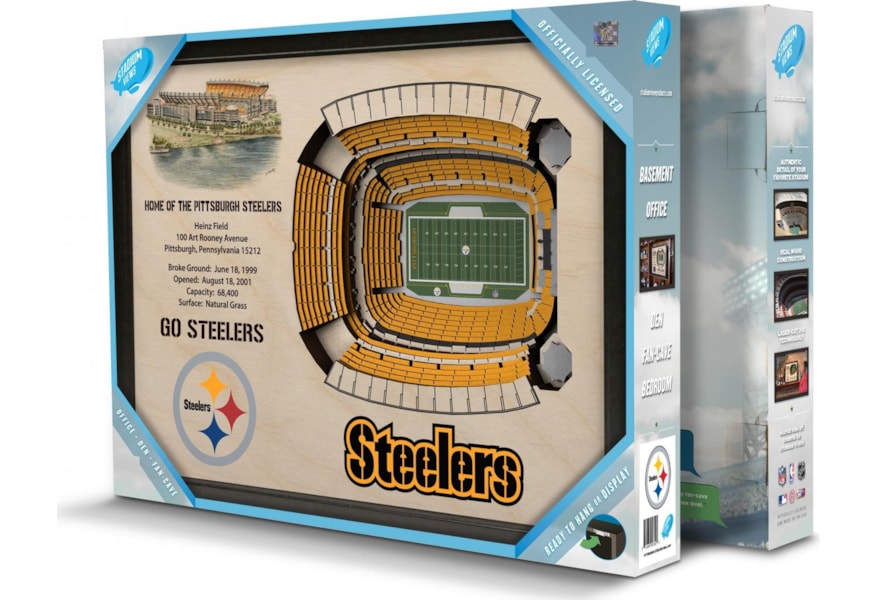 Stadiumviews Wall Art Pittsburgh Steelers Stadiumview 3d Wall Art