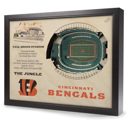 YouTheFan Kentucky Wildcats 5-Layer 3D Stadium Wall Art - Rupp Arena, Officially Licensed NCAA Decor For Fans