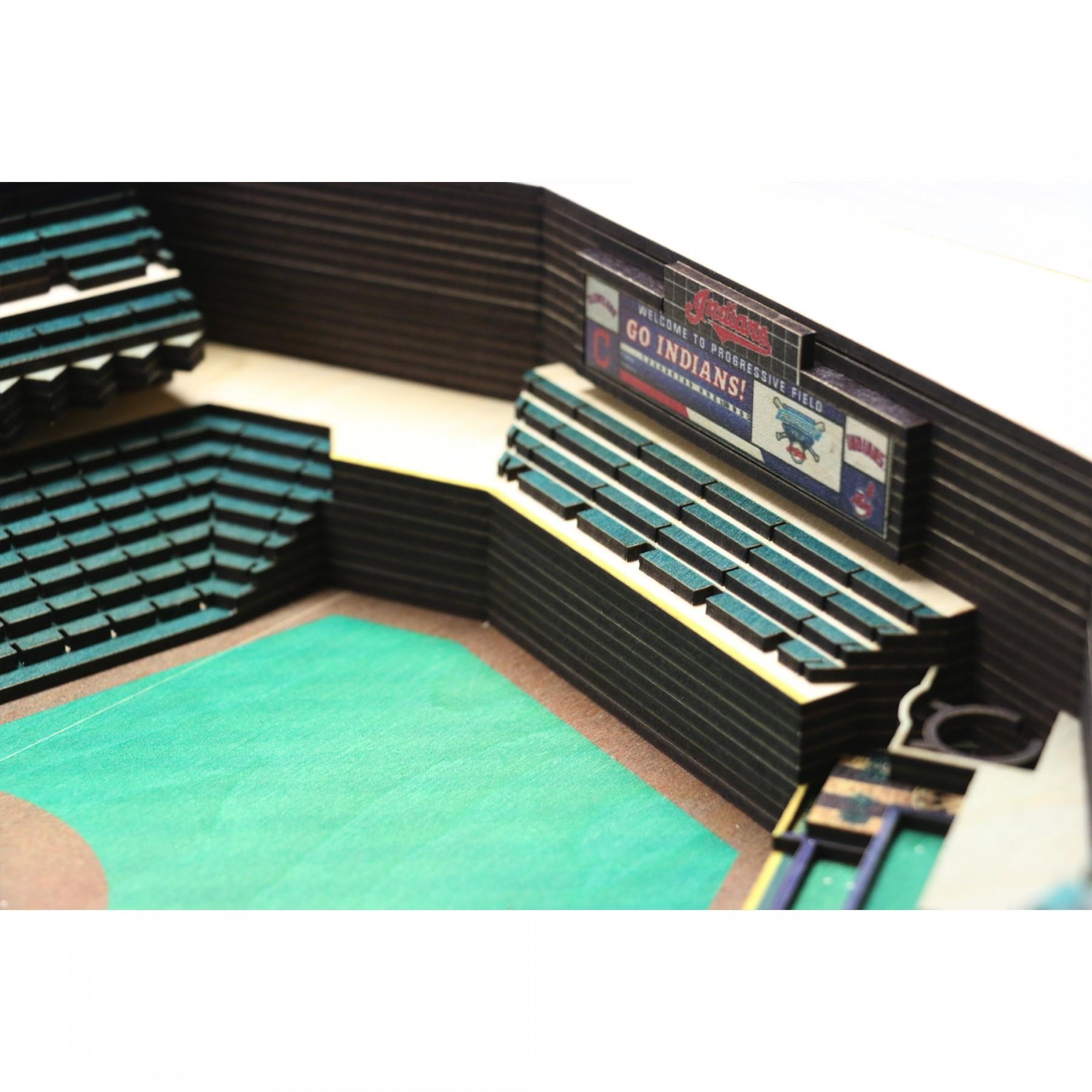 Stadiumviews Wall Art Cleveland Indians Stadiumview 3d Wall Art