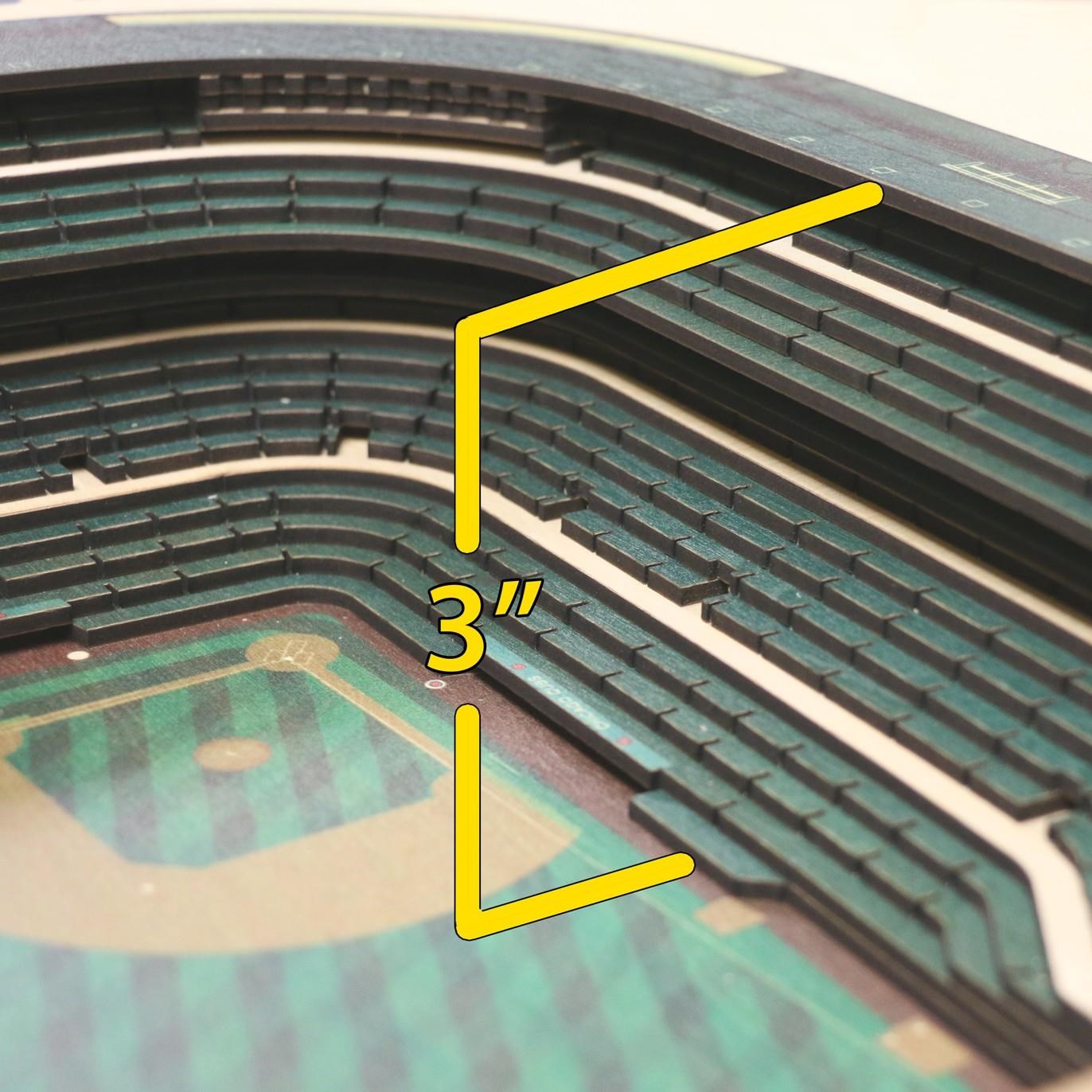 Stadiumviews Wall Art Chicago Cubs Stadiumview 3d Wall Art