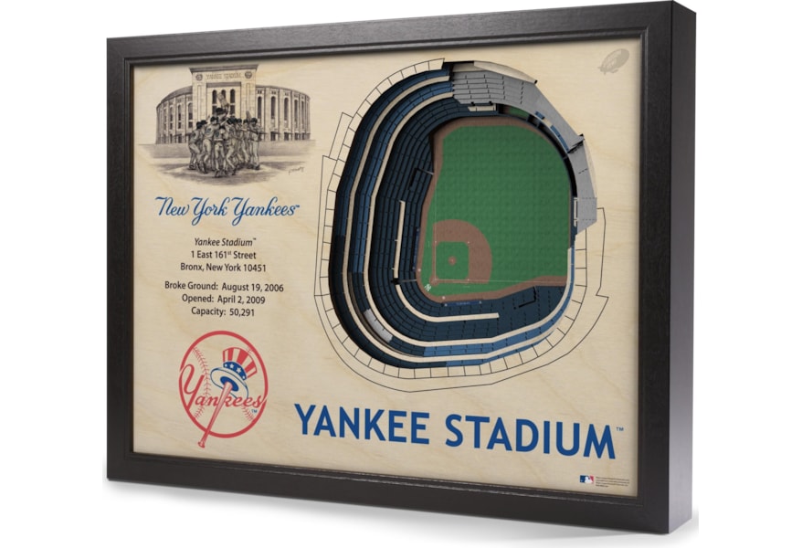 Stadiumviews Wall Art New York Yankees Stadiumview 3d Wall Art