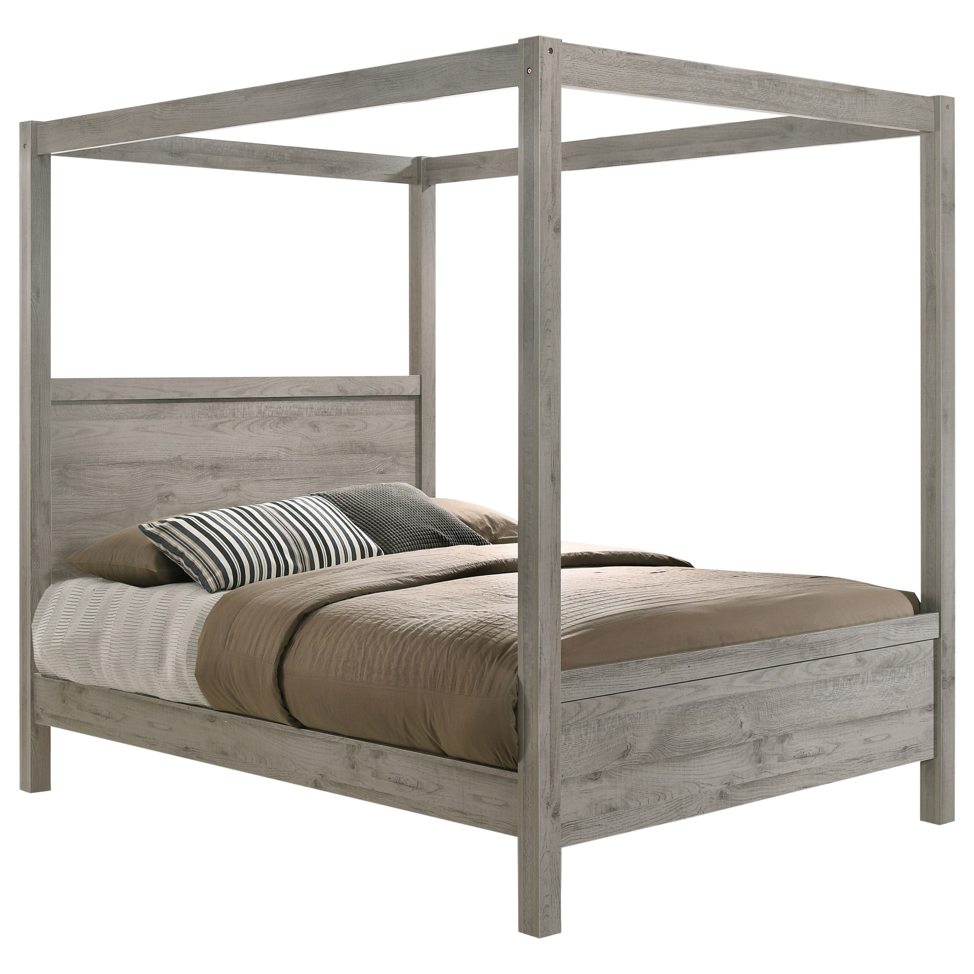 Standard Furniture Alix Contemporary Full Canopy Bed Adcock Furniture Canopy Beds