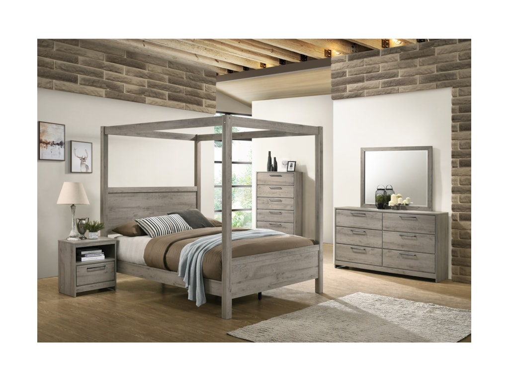 Standard Furniture AlixQueen Canopy Bed