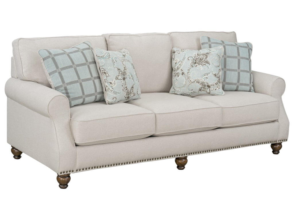 Angelina Transitional Sofa With Nailhead Trim Base By Standard Furniture At Zak S Home Angelina Transitional Sofa With Nailhead Trim Base By Standard Furniture At Zak S Home