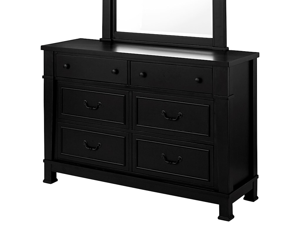 Standard Furniture Annapolis Transitional 6 Drawer Dresser With