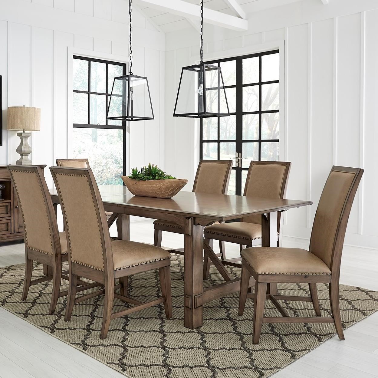 Standard Furniture Aspen Traditional 7 Piece Table And Chair Set