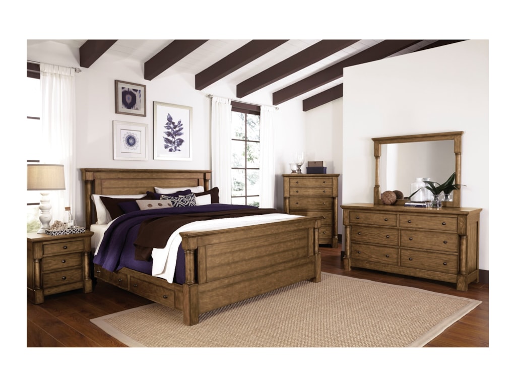 Standard Furniture Augusta CourtKing Storage Bed