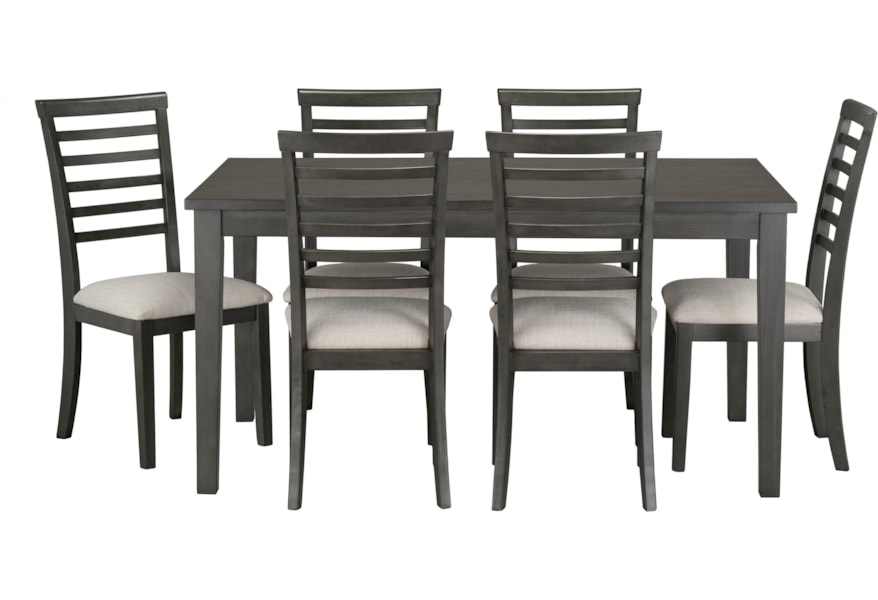 Standard Furniture Baggio Transitional 7 Piece Dining Table