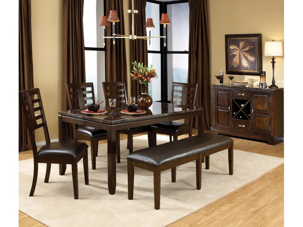 Standard Furniture Bella6 Piece Dining Table Set