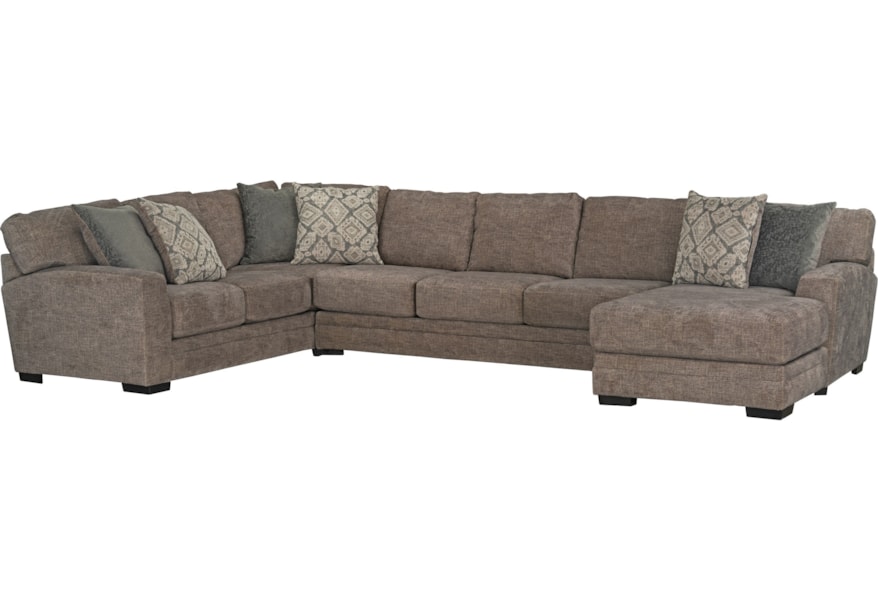 Standard Furniture Belleview Transitional Sectional Sofa With Belleview Transitional Sectional Sofa