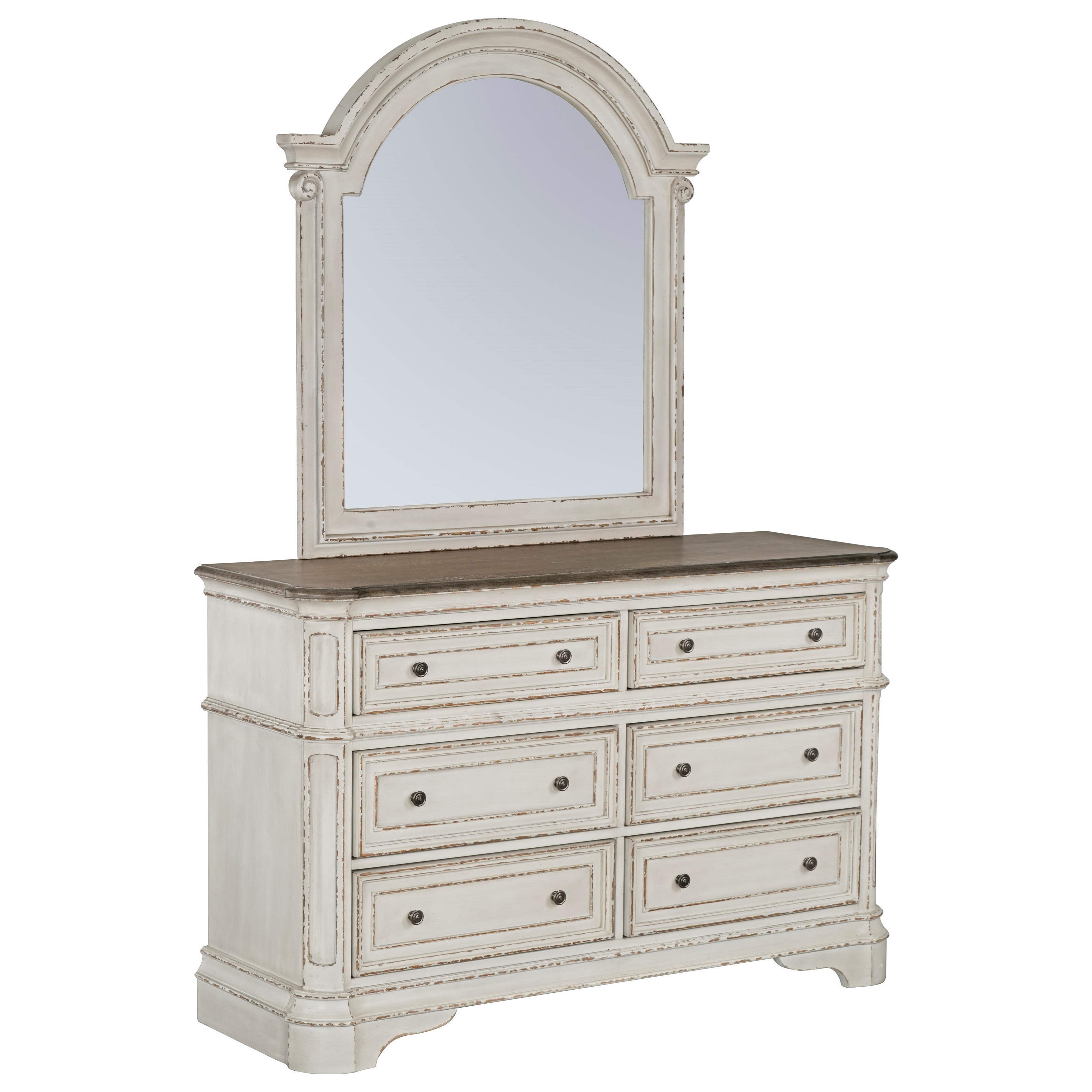 Standard Furniture Blair Relaxed Vintage 6 Drawer Dresser And