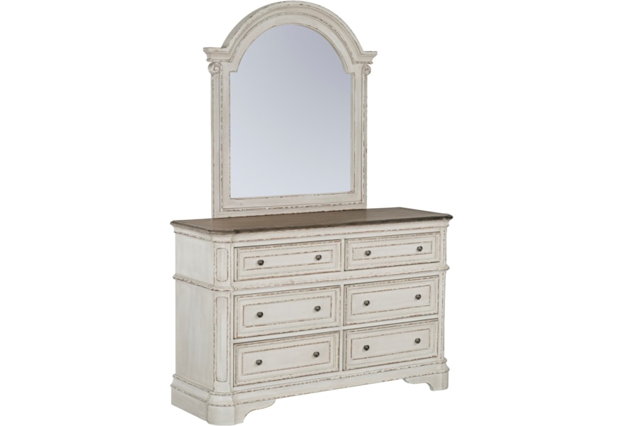 Standard Furniture Blair Relaxed Vintage 6 Drawer Dresser And
