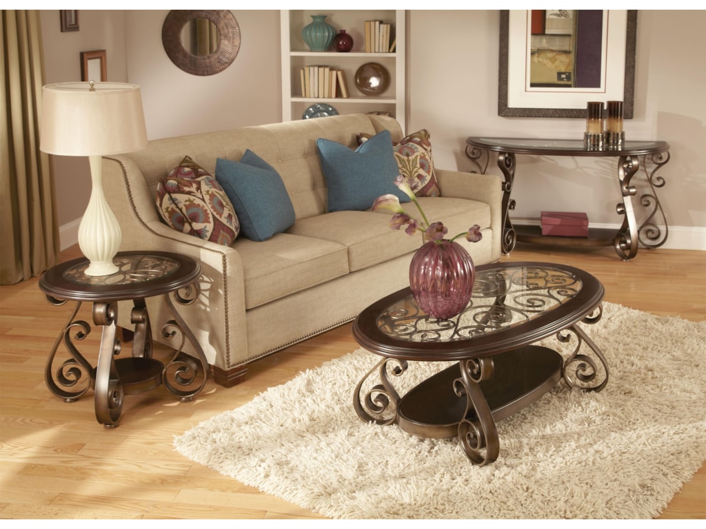 Standard Furniture Ay 21607 Old World Sofa Table With Gl Top Standard Furniture Ay Old World Sofa Table With Gl Top And S Scroll Legs