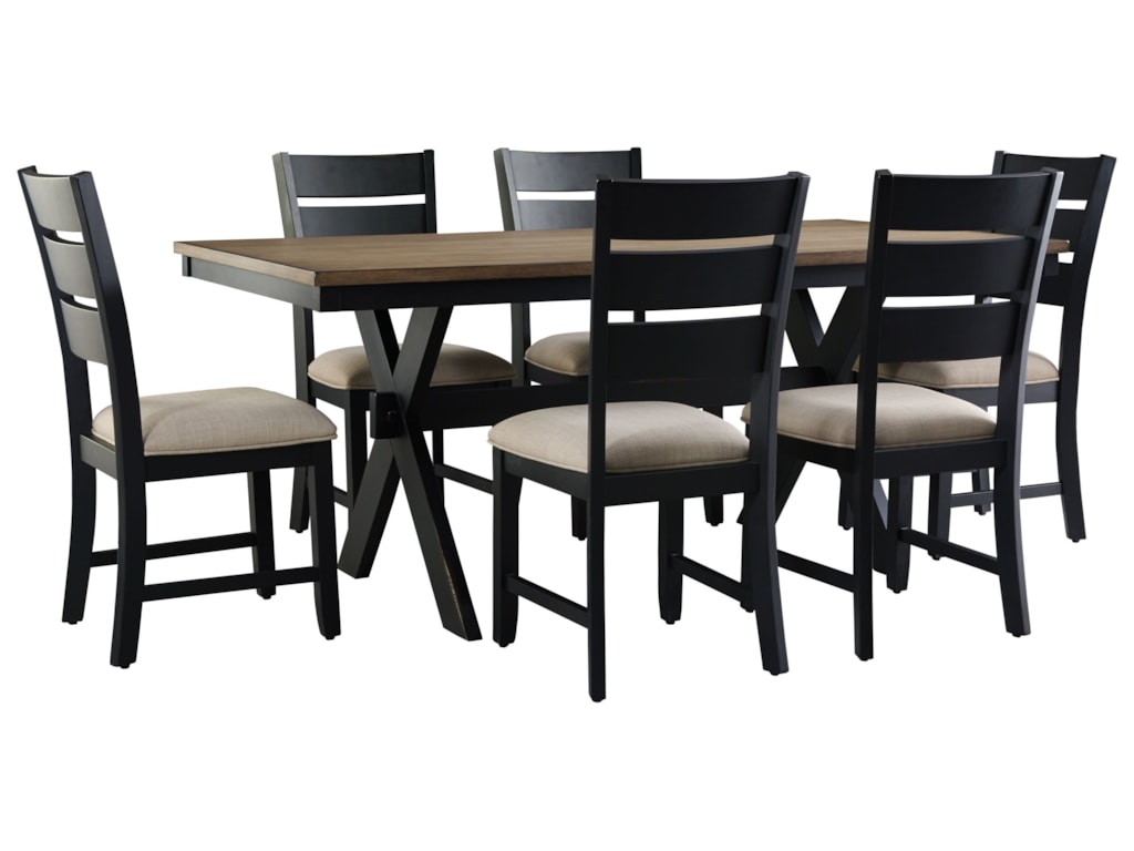 Braydon Dining Transitional Table And Chair Set By Standard Furniture At Wayside Furniture