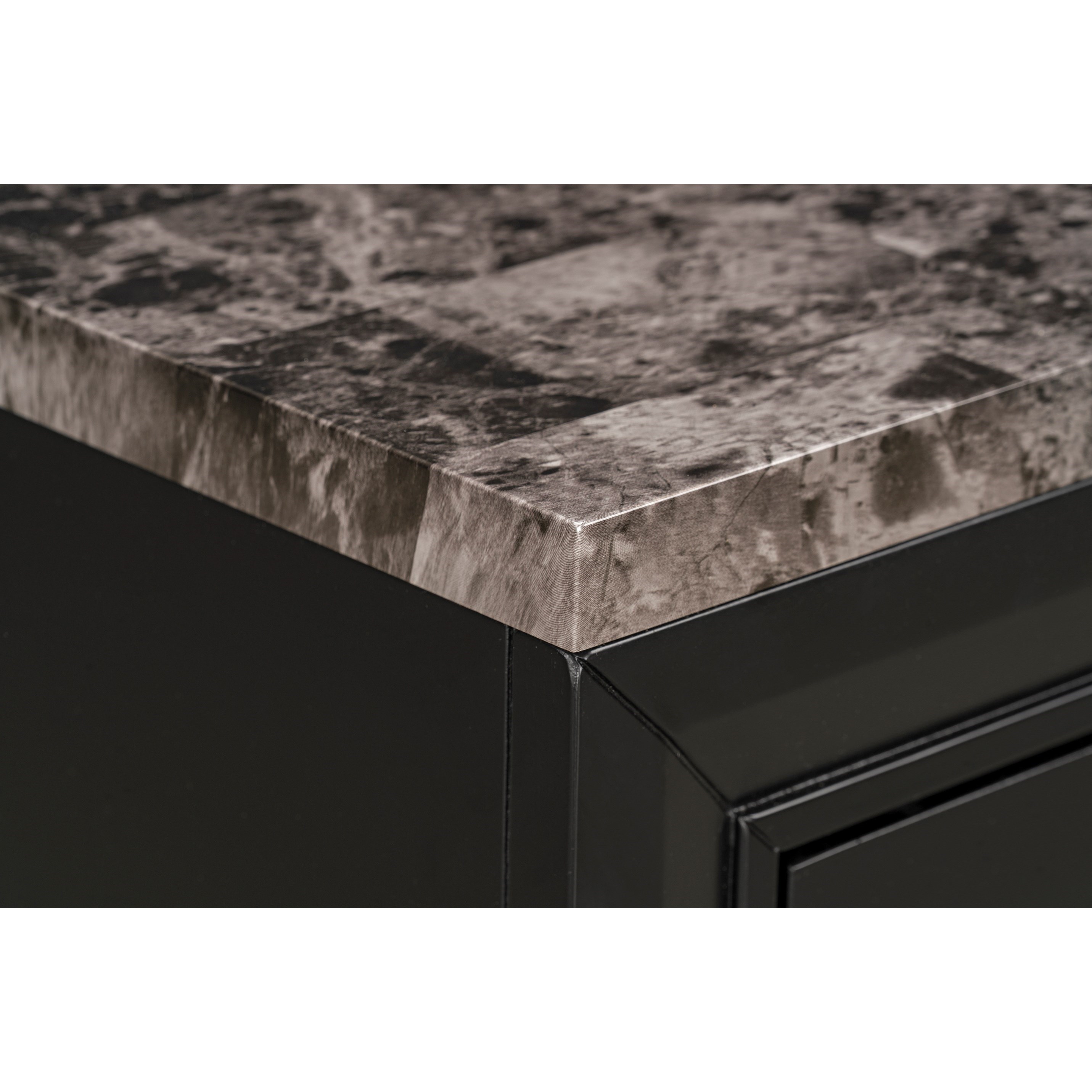 Zenith Canaan 93350 Contemporary Dresser And Mirror Combination