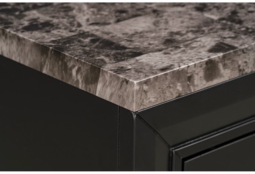 Zenith Canaan 93350 Contemporary Dresser And Mirror Combination