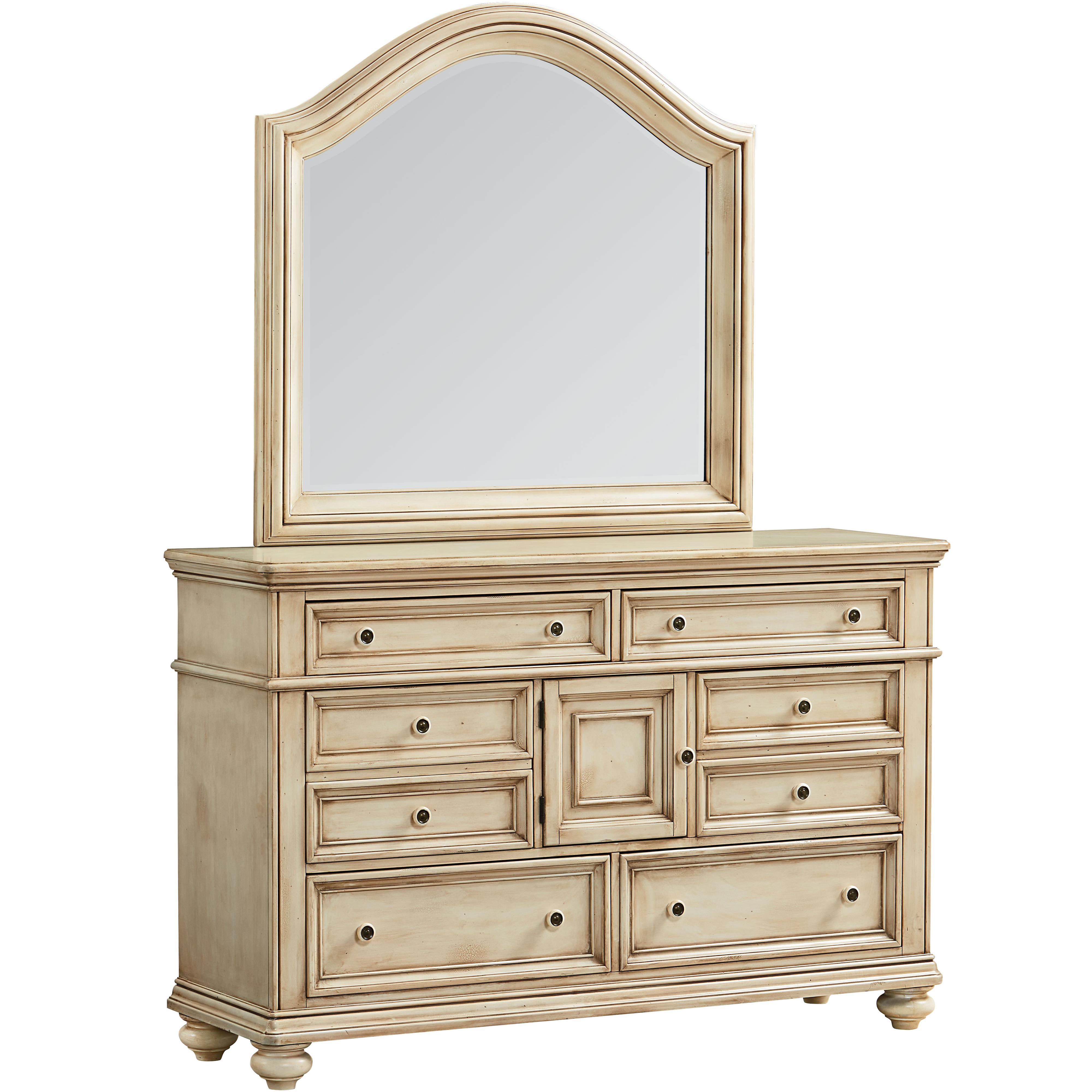 Standard Furniture Chateau Dresser With 8 Drawers And 1 Door And