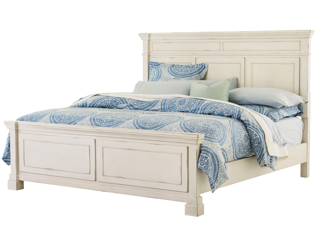 Vintage White Queen Panel Bed Chesapeake Bay By Standard Vintage White Queen Panel Bed Chesapeake Bay By Standard