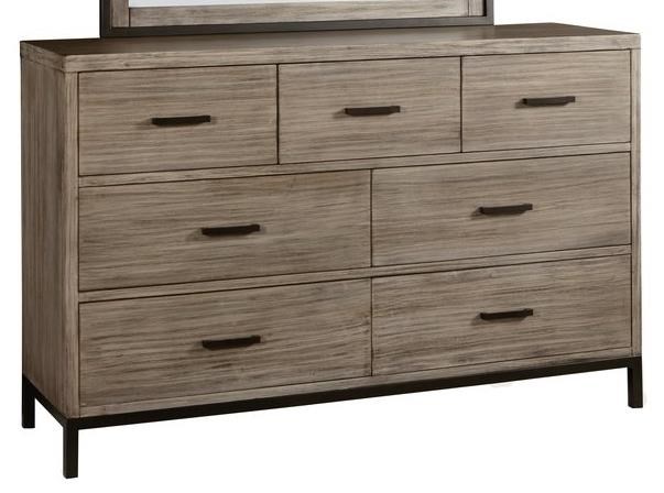 Standard Furniture Edgewood Industrial Rustic Dresser With Felt