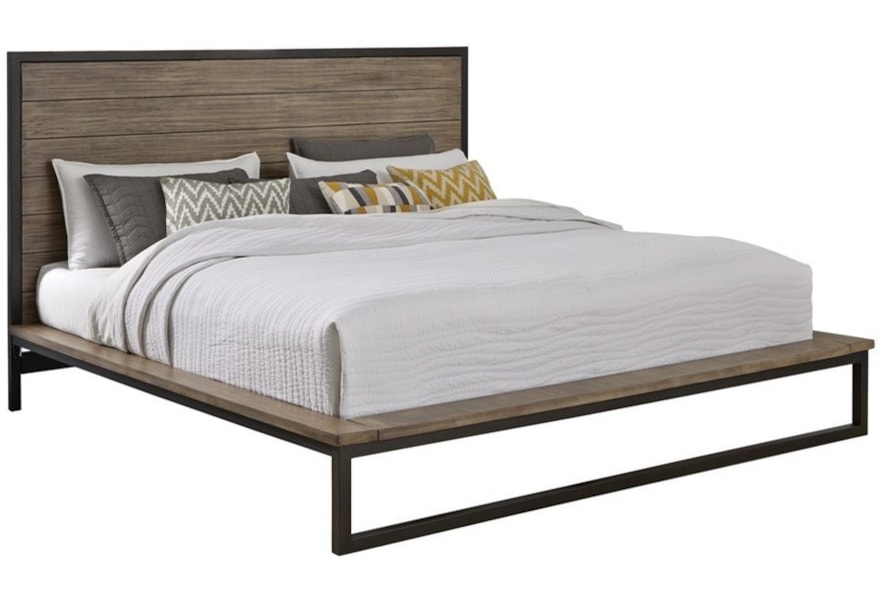 Edgewood Rustic King Platform Bed With Low Profile Footboard By Vfm Signature At Virginia Furniture Market Edgewood Rustic King Platform Bed With Low Profile Footboard By Vfm Signature At Virginia Furniture Market