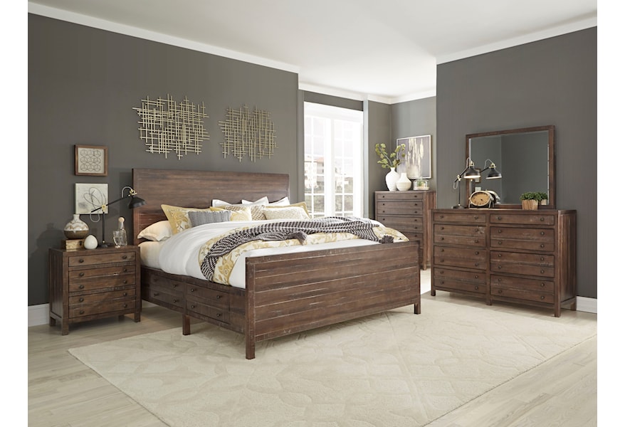 standard furniture edinburg queen bedroom group | standard