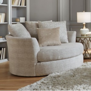 Standard Furniture Gabriela Contemporary Oversized Swivel Chair