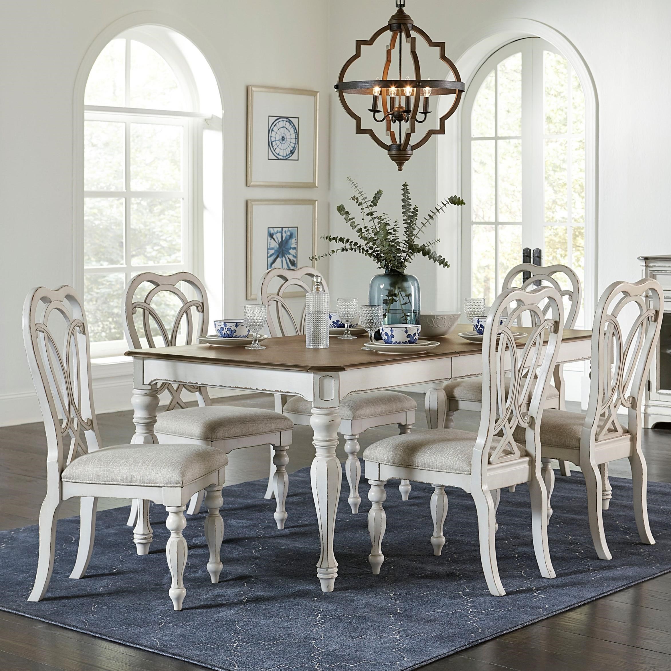 Standard Furniture Giovanni 7 Pc Table And Chair Set Pedigo