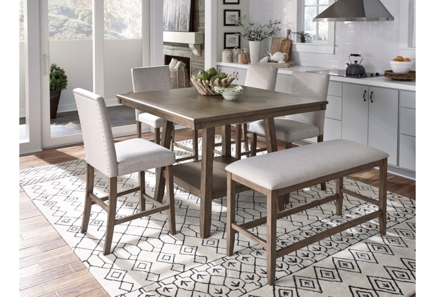 Standard Furniture Halden Transitional Counter Height Dining Set