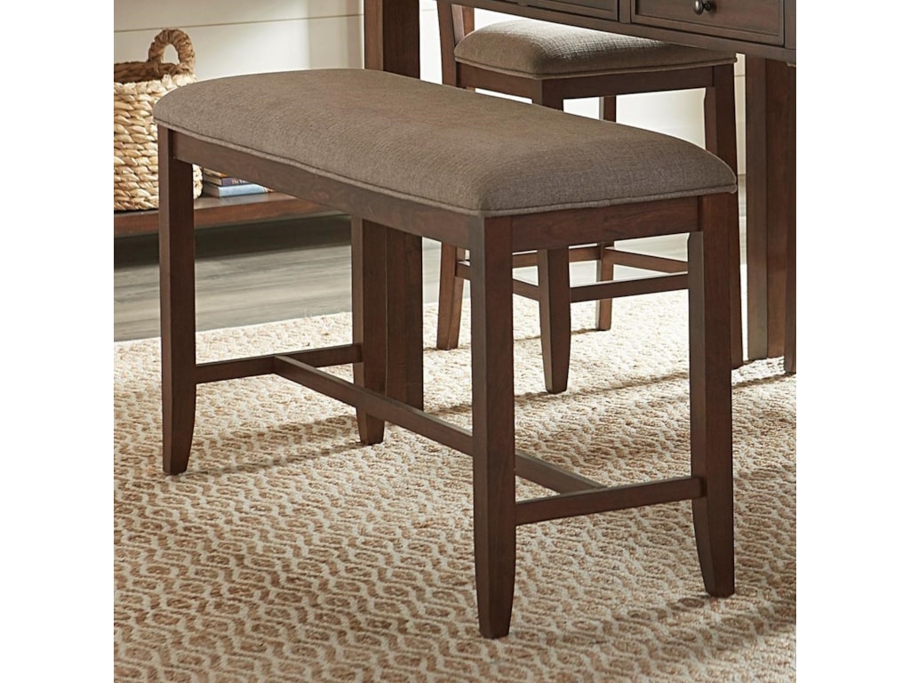Standard Furniture Kyle Casual Counter Height Dining Bench With