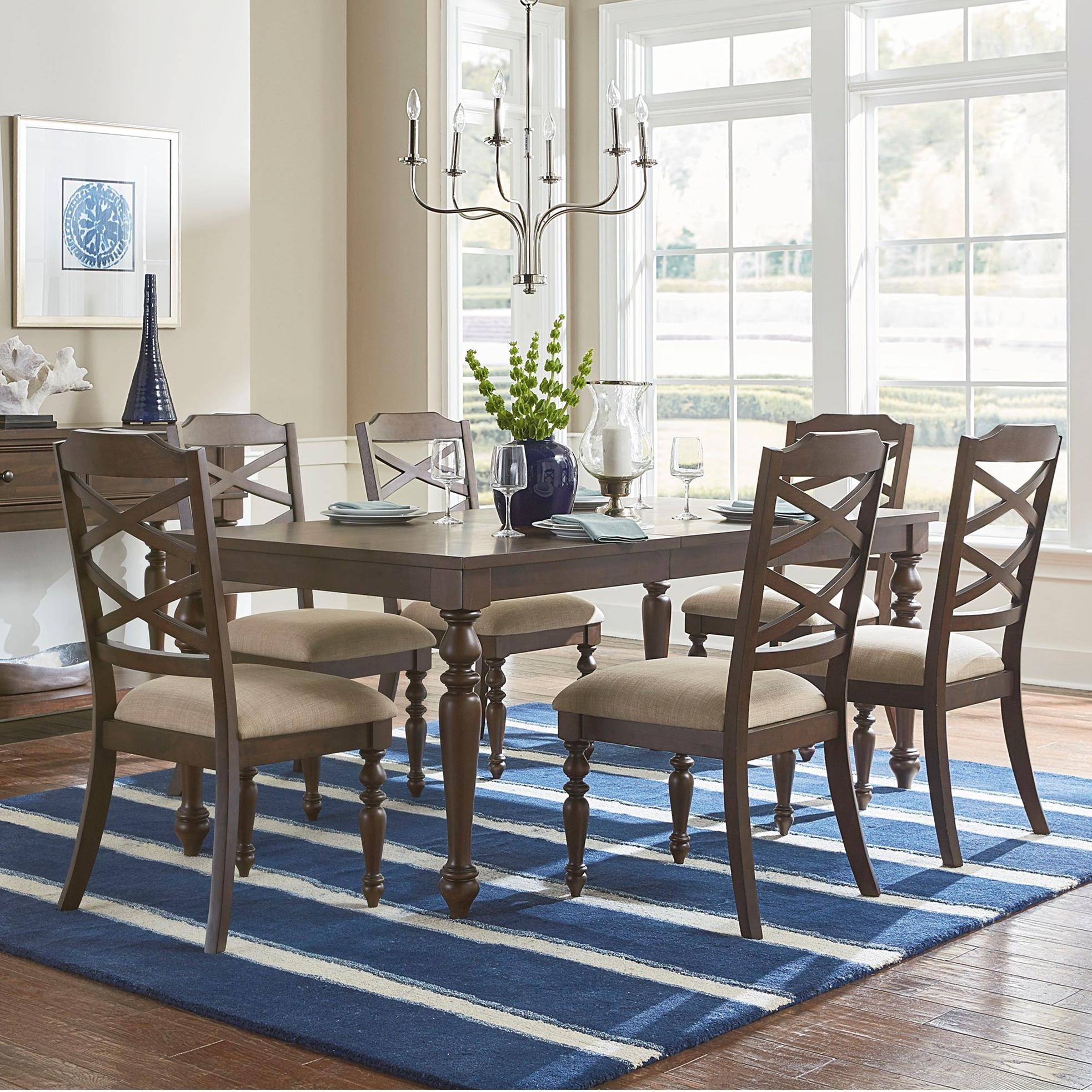 Standard Furniture Larson 7 Piece Table And Chair Set Pedigo