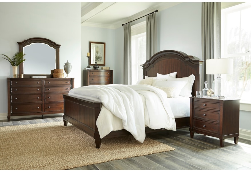 Standard Furniture Mallory Brown 87059 Transitional Dresser With 8
