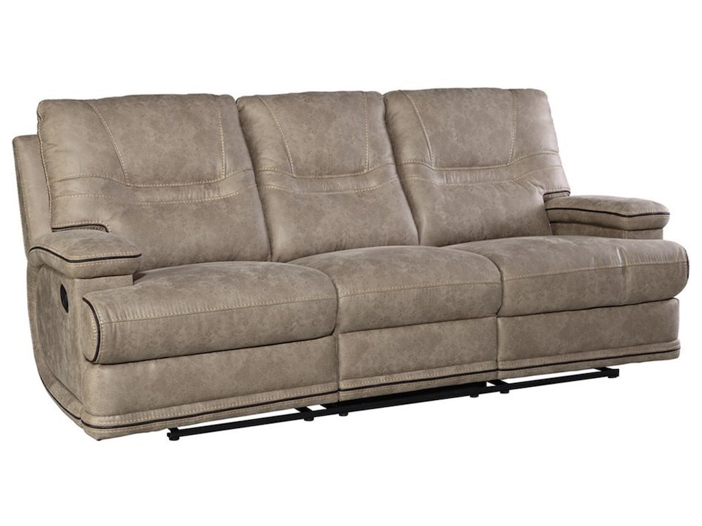 Standard Furniture Mckinley 4075391 Casual Contemporary Manual Mckinley Casual Contemporary Manual Motion Sofa With Drop Down Console By Standard Furniture