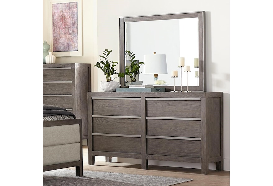 Standard Furniture Melbourne Heights Contemporary Dresser And