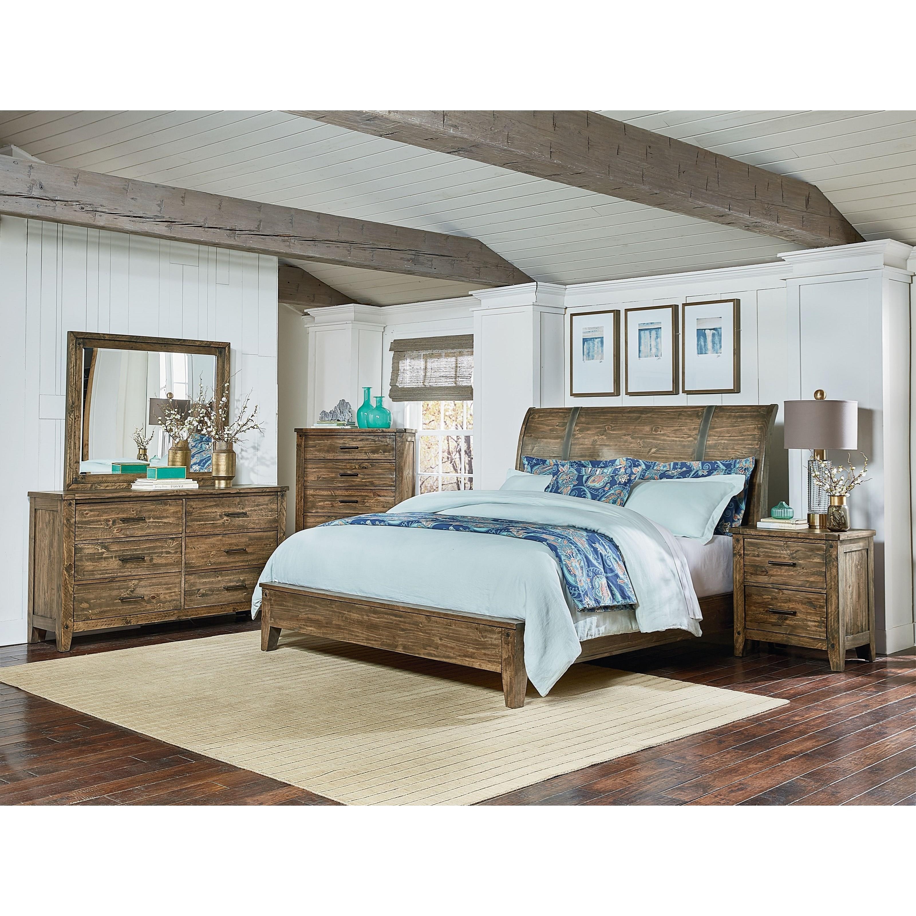 Standard Furniture Nelson 92509 Rustic Six Drawer Dresser Zak S